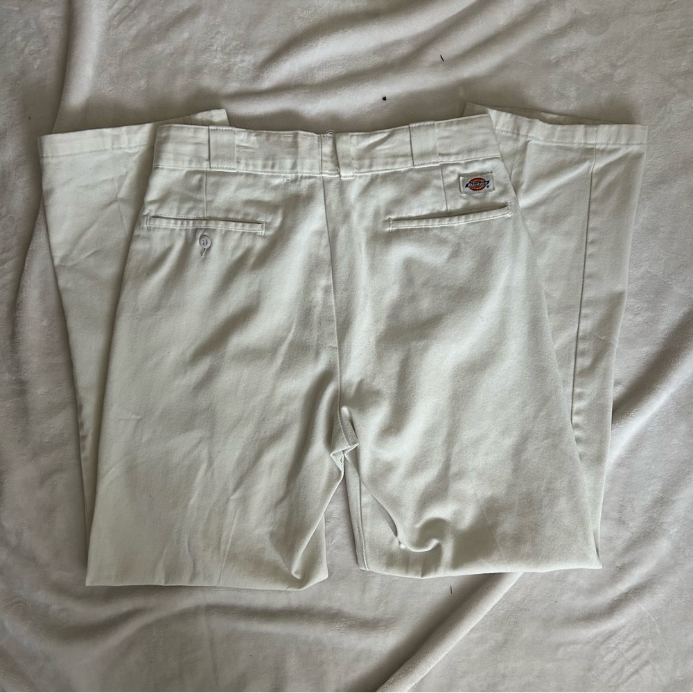 super cute white dickies jeans